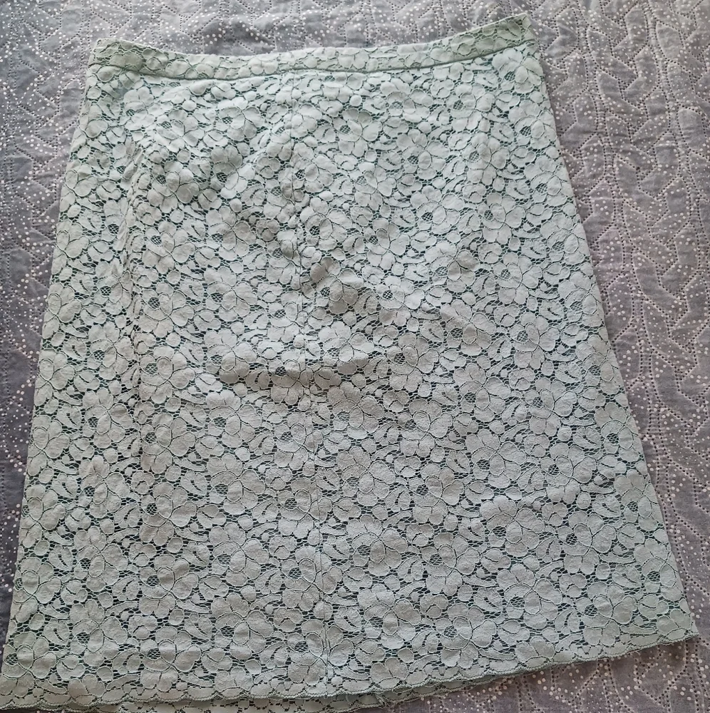 Merona Light Blue Lace Dress - Picture 2 of 6